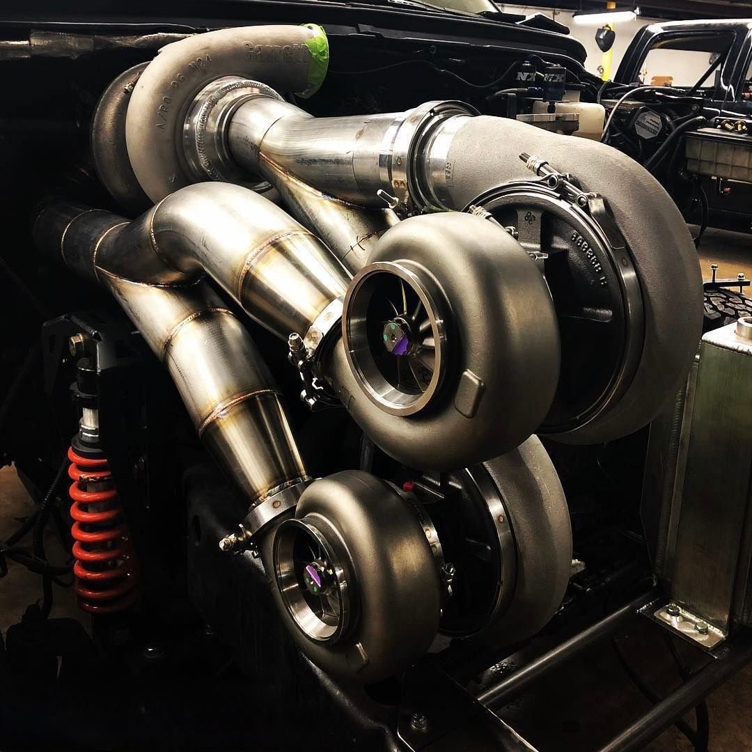 A twin-turbo diesel build in the Truck Source Diesel bay